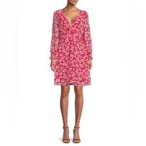 Julia Jordan Tie Back Floral Dress